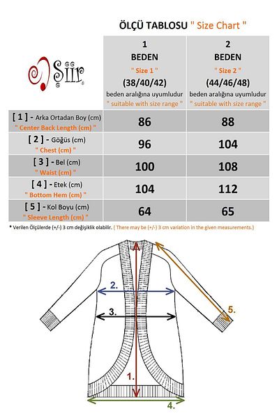 Şiir Moshi Women - Stretchy Mink Combed Cotton, Italian Raglan, μακρυμάνικο οβάλ στρίφωμα και ζακέτα