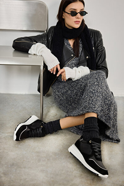 Ziya Справжня шкіра Жіночі кросівки - 1431000Z5831 Чорний