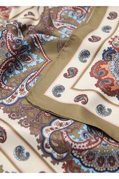 MANGO Woman Şal cu model Paisley
