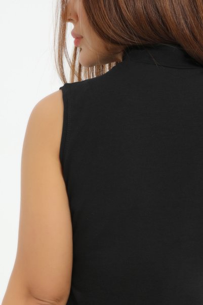 Onurel Zero Sleeve Elastane Turtleneck Undershirt Badi