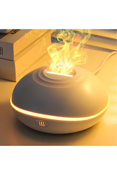 Choice موزع روائح عالي الجودة باللون الأبيض، مصباح زيت عطري، مرطب هواء محمول يعمل بمنفذ USB سعة 200 مل مع إضاءة ملونة