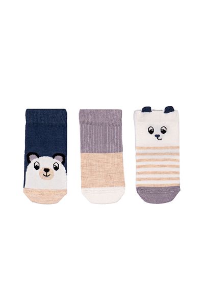Miny Center Baby Boy 3-Piece Socks