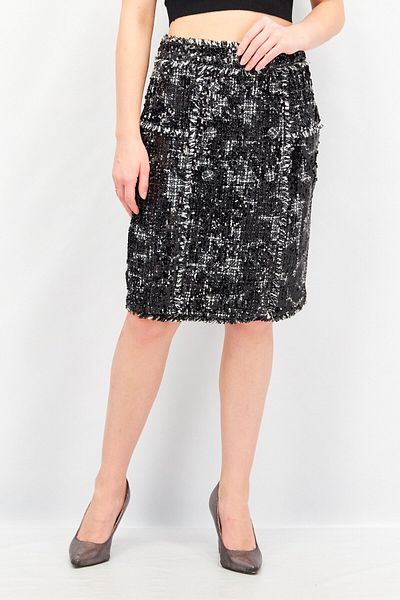 Couture Made For Vero Moda Women Embellished Mini Skirt, Black
