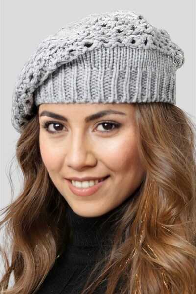 Trenderrs Жіноча одношарова в'язана шапка-бейсболка