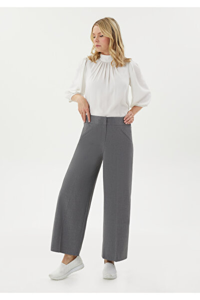 Guzella Women's High Waist Wide Leg Trousers