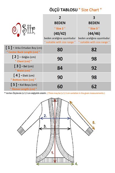 Şiir Cardigan și caftan elastic negru - mânecă lungă, jacquard, tiv oval din bumbac pieptănat cu textura moale