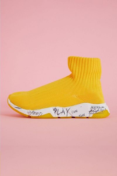 Katia&Bony Derby Sock Shoes Yellow