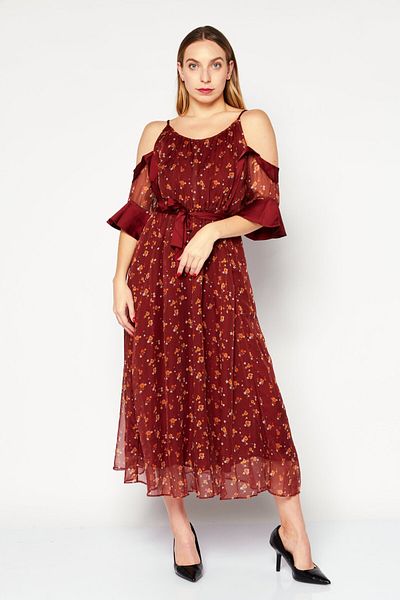 Vero Moda Burgundy Dresses Styles Prices Trendyol
