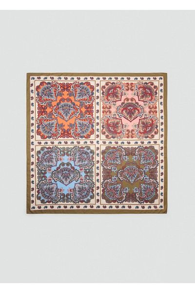 MANGO Woman Şal cu model Paisley