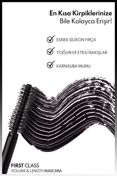 NOTE First Class Volume and Lengthening Mascara - Black
