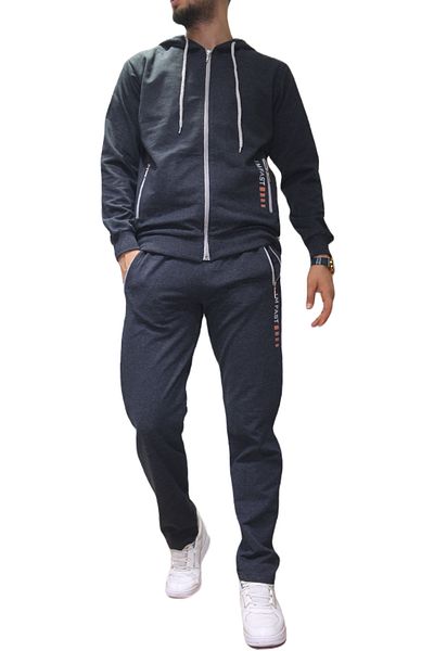ÇİTA Anthracite Smoked Men's Seasonal Tracksuit Antr1763