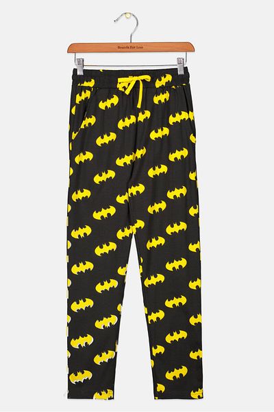 Batman Kids Boy Print Pyjama Bottom, Black