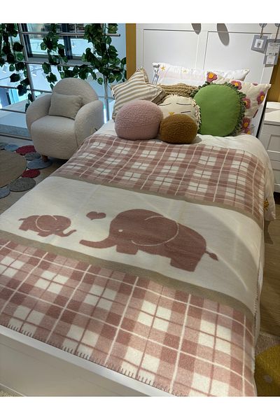 Sesli Kids Series Double Sided Cotton Baby Blanket Newborn Baby Gift 100X120