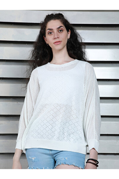 High Star By Styli Relaxed Fit Batwing Sleeves Knit Top