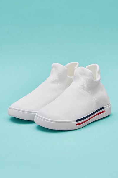 Katia&Bony Back To School Kids Socks Shoes White