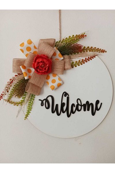 Moshi Design Ornament de ușă scris bun venit