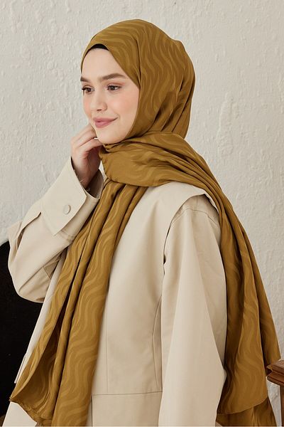 Modakaşmir شال بنمط الجاكار الحريري