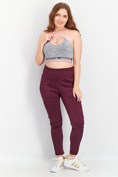 ODolls Sport Women Sportswear Fit Crew Neck Sleeveless Crop Top, Grey