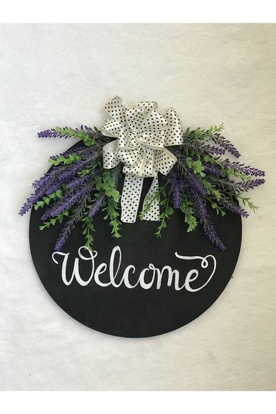 Moshi Design Lavender Welcome Door Ornament