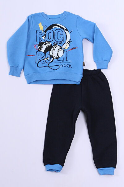 HÇM ERKEK ÇOCUK 3 İPLİK EŞOFMAN TAKIMI KARAKTER BASKILI E7