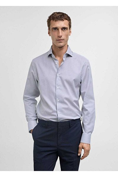 MANGO Man Πουκάμισο Slim Fit 100% Βαμβακερό