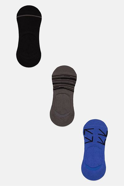 Nordland Men 3 Pair Textured Socks, Black