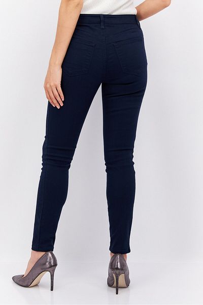 Market And Spruce Women Skinny Fit High Rise Solid Chino Pant, Navy