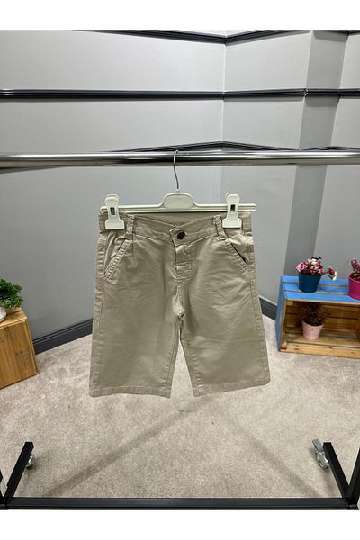 Cool Exclusive Αγόρι 100% βαμβακερό σορτς Gabardine διπλής τσέπης