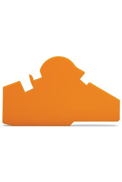 WAGO 282-386 Sonlandırma ve ayırıcı plaka 1,5 mm turuncu