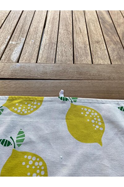 52x65cm %100 Pamuk Dokuma Kumaş Mutfak Kurulama Bezi Limon Desenli