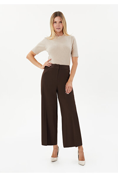 Guzella Women's High Waist Wide Leg Trousers