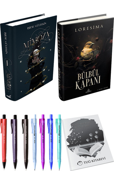 İndigo Kitap ميموزا غلاف مقوى وفخ العصافير 1 غلاف + هدية
