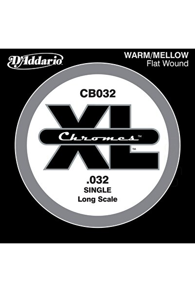 Daddario Cb032 Bass Guitar Single String 0.32 D'Addario Cb032 Chromes Bass Guitar Single String, .032 XL Chr