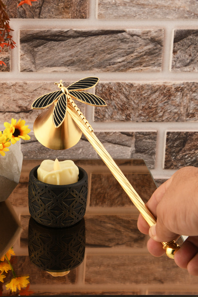 TR Turan Collection YUSUFCUK Figürlü Mum Söndürme Aleti Metal Mum Söndürücü A...