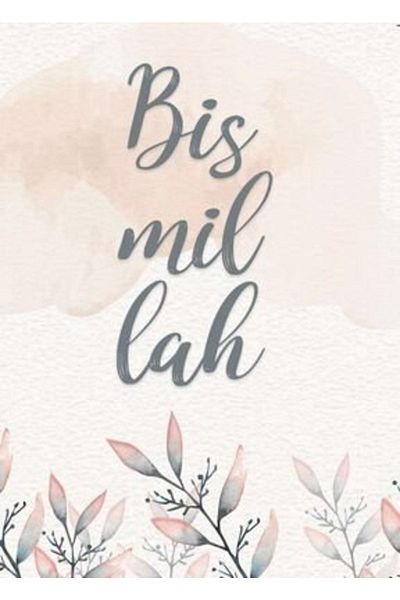 Hobbi Tasarım Σημειωματάριο Bismillah - Ριγέ