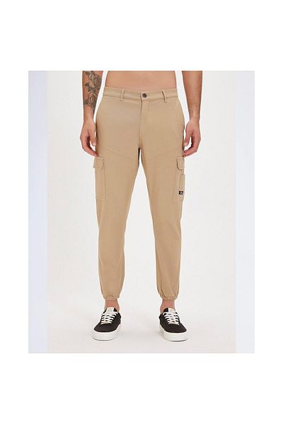 Bad Bear Memphis Beige Men's Cargo Pants - with Pockets