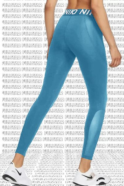Nike Μπλε Pro Tigh Fit Full Length Συμπιεστικά Leggings