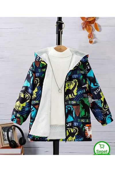 DAFNY Waterproof Children's Coat with Fleece Inside 100% Cotton