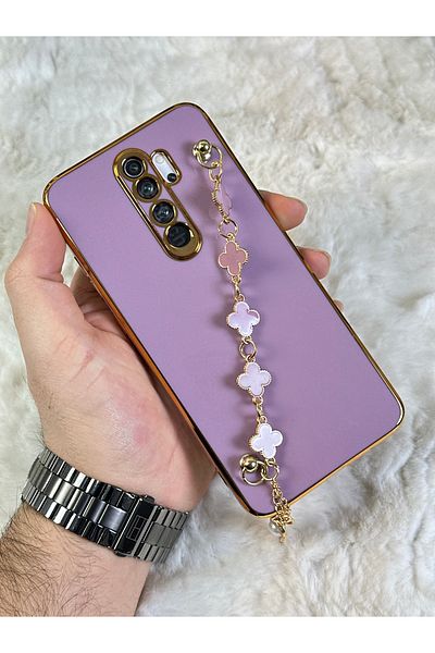 Vip Case XIAOMI REDMI NOTE 8 PRO - حامل يدوي مقاوم للأوساخ وقابل للمسح وحماية الكاميرا اللامعة من السيليكون