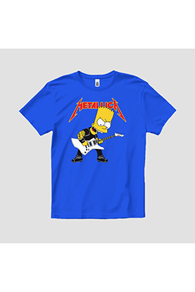 Built By Crazy Bart Simpson Metallica unisex dečija majica