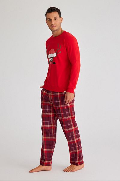 Katia&Bony Neujahrs-Herren-Sweatshirt Rot