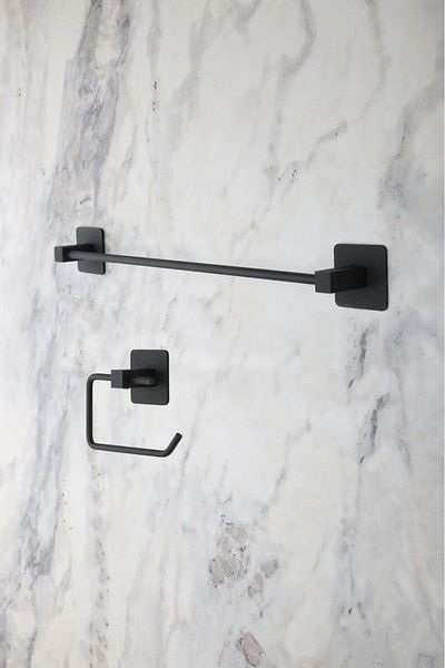 MG HOME Σετ 2 ίσια πετσέτα και χαρτομάντηλο - Σετ μπάνιου, χωρίς τρυπάνι