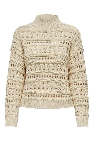 ONLY 15327561 Onlleah Ls High Neck Knt Women's Sweater