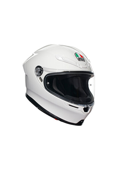 AGV K6 S Mono White Kapalı Kask