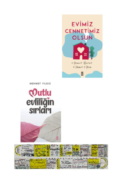 Timaş Yayınları Evimiz Cennetimiz Olsun + Mutlu Evliliğin Sırları 2 Kitap Set...
