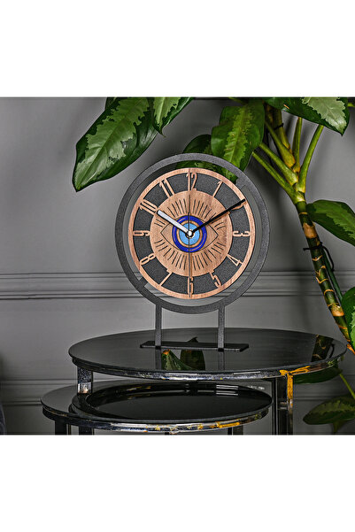 EMORES 22x27 Cm Dekoratif Metal Masa Saati