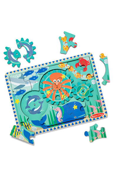 Melissa and Doug بازل خشبي - غواصة (18 قطعة)