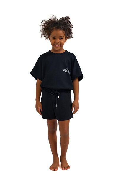 Katia&Bony Дівчача чорна футболка з принтом Луффі