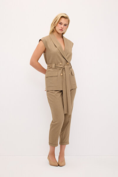 Love My Body Çizgili Pantolon