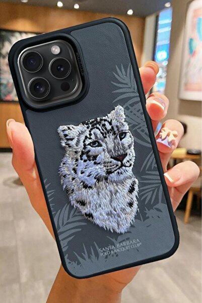 3GEN CASE İphone 15 Pro Max Polo Santa Barbara Racquet Clup Lisanslı 3D Nakış...